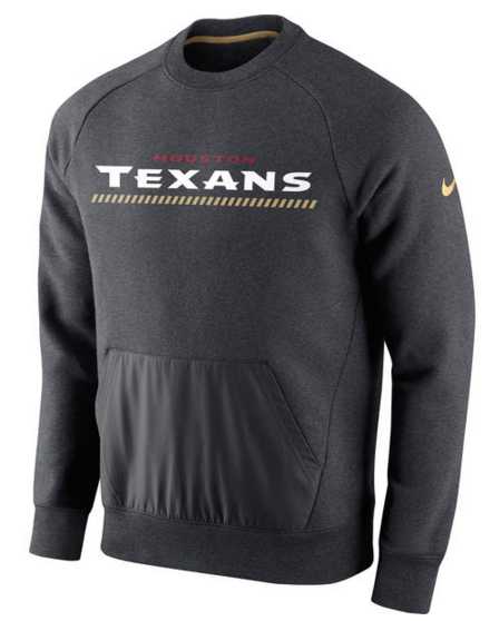 Men's Houston Texans Nike Championship Drive Gold Collection Hybrid Fleece Performance Sweatshirt Charcoal FengYun,We sell and wholesale Men's Houston Texans Nike Championship Drive Gold Collection Hybrid Fleece Performance Sweatshirt Charcoal FengYun on line form chian!
